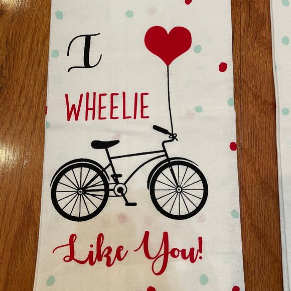 LAST CHANCE Kitchen Dish Towels 4 Flour Sack 15 x 25 NWT - Picture 2 of 3